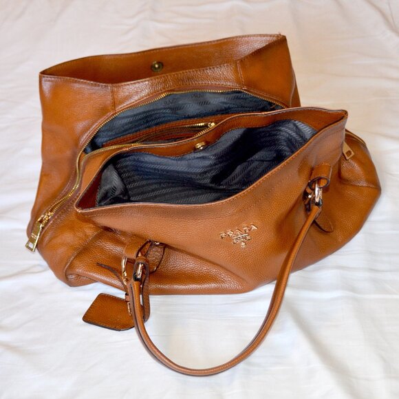 Prada Brown Leather Bag - Picture 3 of 5